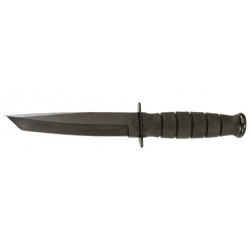 Couteau Ka-Bar Tanto lame 13.3cm Lisse Noir manche Polymère - 1254 - 2