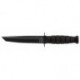 Couteau Ka-Bar Tanto lame 13.3cm semi-dentelée Noir manche Polymère - 1255 - 1