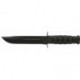 Couteau Ka-Bar Fighting Knife lame 13.3cm Lisse Noir manche Polymère - 1256 - 1