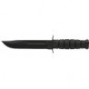 Couteau Ka-Bar Fighting Knife lame 13.3cm Lisse Noir manche Polymère - 1256