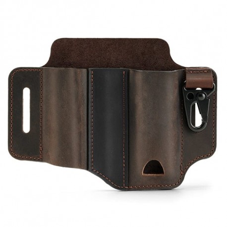 Étui Ceinture pour outils EDC PJ29 VIPERADE cuir marron - 1