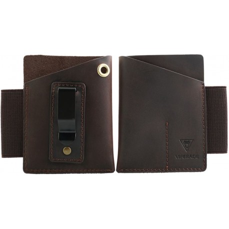 Viperade PJ12 étui en Cuir pour outils EDC - cuir marron - 1