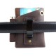 Viperade PJ12 étui en Cuir pour outils EDC - cuir marron - 4