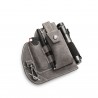 MKM EDC Étui Organiseur de Ceinture en Cuir Gris