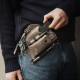 MKM EDC Étui Organiseur de Ceinture en Cuir Gris - 3