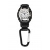 Montre mousqueton cuir Leather Hanger DAKOTA Noir - 1