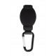 Montre mousqueton cuir Leather Hanger DAKOTA Noir - 2