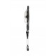 Montre mousqueton cuir Leather Hanger DAKOTA Noir - 3