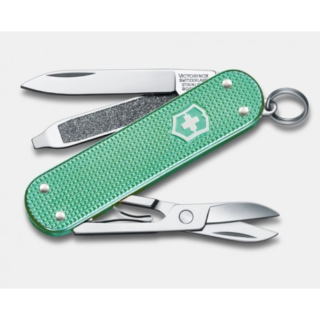 Couteau multifonction Victorinox Classic SD Alox - Menthe - 1