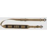 Sangle tactique SENTINEL 2 points avec attache rapide GROVTEC Coyote