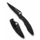 Couteau édition POLICE SPYDERCO lame lisse 10,7cm - 1