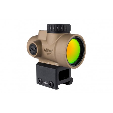 Viseur Point Rouge Trijicon MRO SD 1x25 MRO-C-2200328 - Coyote 1/3 Co-Témoin bas - 1