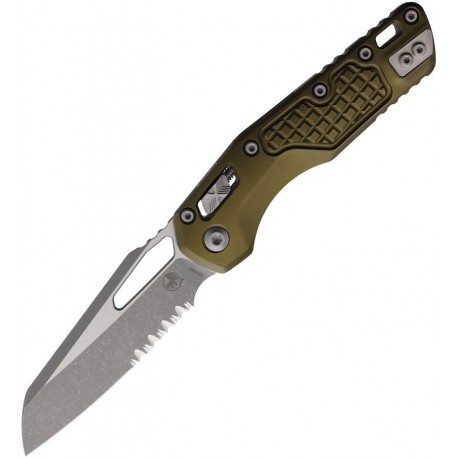 Couteau MSI Ram-Lok AP Frag MICROTECH vert olive - 1