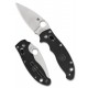 Couteau Spyderco Manix 2 lame 8.6cm Lisse Satin manche FRCP (fibre de verre renforcée) - C101PBK2 - 2