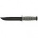 Couteau Ka-Bar Fighting Knife lame 17.8cm Lisse Noir manche Polymère - 5011 - 1