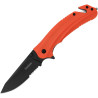 Couteau de secouriste BARRICADE lame semi dentelée KERSHAW