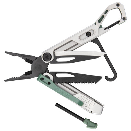 Multi-Outil Camping Stakeout Spark Baltic Haze GERBER 10 Fonctions avec allume feu - 1