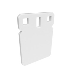 Cible métallique carré Birchwood Casey AR500 10cm - 1