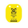 Cible de tir Gong 13cm CALDWELL AR500 Acier 9,5 mm Haute Visibilité Jaune