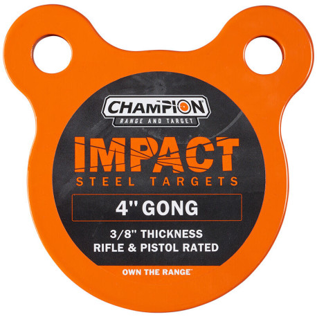Cible Gong 10 cm CHAMPION AR500 Acier 9,5 mm - 1