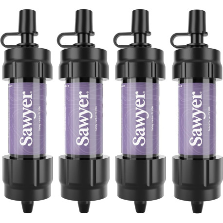Filtre à eau Mini SAWYER Violet Pack de 4 - 1