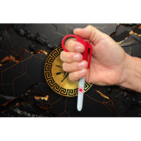 Étui Tactique Spartan Blades Pen Protector Rouge - Porte-Marqueur & Outil d'Autodéfense - 1