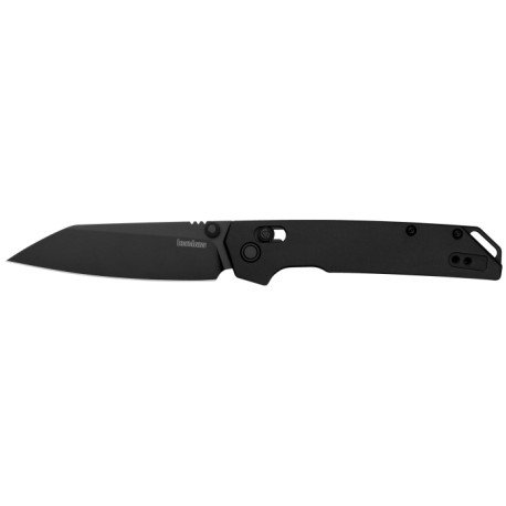 Couteau Pliant Kershaw Iridium 2038RBLK - Lame Reverse Tanto D2 Noire Manche Aluminium - 1