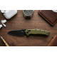 Couteau Pliant Kershaw Bareknuckle DuraLock 6777 - Lame MagnaCut USA Manche Aluminium OD Green - 4