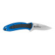 Couteau Pliant Kershaw Scallion Navy Blue 1620NB USA - Lame 420HC Manche Aluminium Bleu - 2