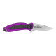 Couteau Pliant Kershaw Scallion Purple 1620PUR USA - Lame 420HC Manche Aluminium Violet - 2