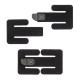 Sangles VERTX B.A.P. Strap Medium Noir - Lot de 2 - VTX5258 - 1