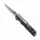 Couteau SOG Salute Mini lame 7.9cm Lisse Anthracite manche G-10 (Fibre de verre) - FF1001 - 4
