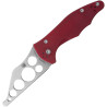 Spyderco Yojimbo 2 Couteau d'Entraînement Pliant Rouge