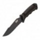 Couteau SOG Seal Strike lame 12.4cm semi-dentelée Noir manche Inox - SS1003 - 2
