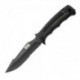 Couteau SOG Seal Strike lame 12.4cm semi-dentelée Noir manche Inox - SS1003 - 3