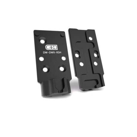 Platine Adaptateur C&H Precision – Dan Wesson DWX – Trijicon RMR / SRO / Holosun 407C 507C 508T - 1