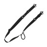 Bretelle 2 Points Sabre avec Émerillons GrovTec Noir 2.54 cm - 1