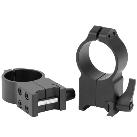 Colliers Warne Maxima QD 30 mm Ultra haut noir 217LM - 1