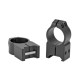 Colliers Warne Maxima 1 Pouce Extra Haut Noir Mat - 1
