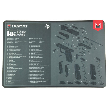 Tapis d'Entretien TekMat pour H&K CC9 - 1