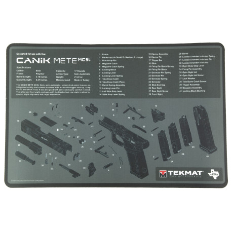 Tapis d'Entretien TekMat pour Canik MC9L - 1