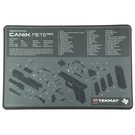 Tapis d'Entretien TekMat pour Canik MC9 - 1