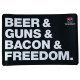 Tapis d'Entretien TekMat Beer Guns Bacon Freedom - 1