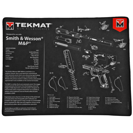 Tapis d'Entretien TekMat Ultra S&W M&P Noir - 1