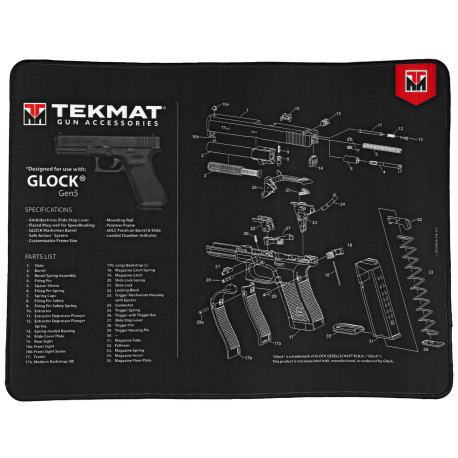 Tapis d'Entretien TekMat Ultra Glock Génération 5 - 1