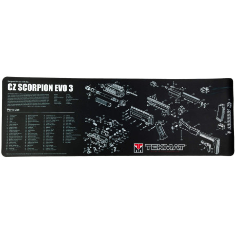 Tapis d'Entretien TekMat CZ Scorpion Noir - 1