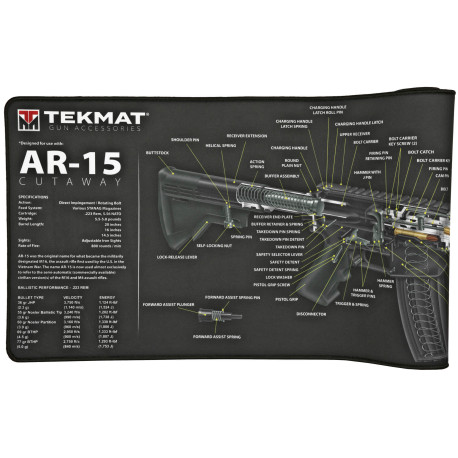 Tapis d'Entretien TekMat Ultra Vue en Coupe AR15 - 1