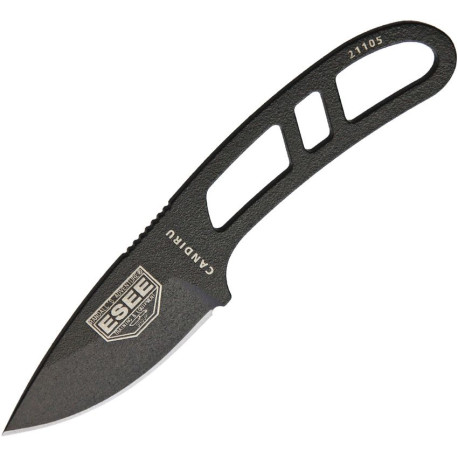 Couteau ESEE Candiru avec Kit Survie Noir - 1