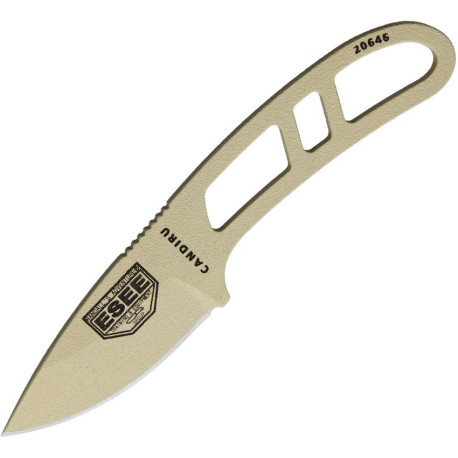 Couteau ESEE Candiru avec Kit Survie Desert Tan - 1