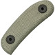 Plaquettes Micarta Canvas pour Couteau ESEE Candiru - 1